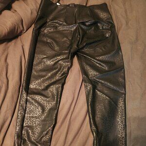 Freddy WRUP Panther Faux Leather High Waisted Full Length